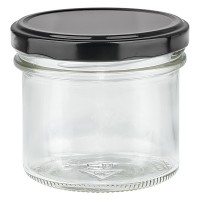 125ml Sturzglas mit BasicSeal Deckel schwarz UNiTWiST 125ml Sturzglas mit BasicSeal Deckel schwarz UNiTWiST
