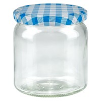408ml Rundglas + BasicSeal Deckel blau/weiss UNiTWiST 408ml Rundglas + BasicSeal Deckel blau/weiss UNiTWiST
