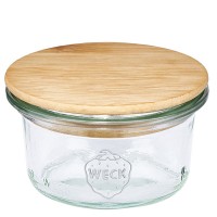 WECK-Mini-Sturzglas 50ml mit Holzdeckel WECK-Mini-Sturzglas 50ml mit Holzdeckel