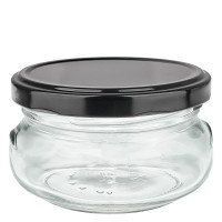 120ml Terrinenglas + BasicSeal Deckel schwarz UNiTWIST 120ml Terrinenglas + BasicSeal Deckel schwarz UNiTWIST