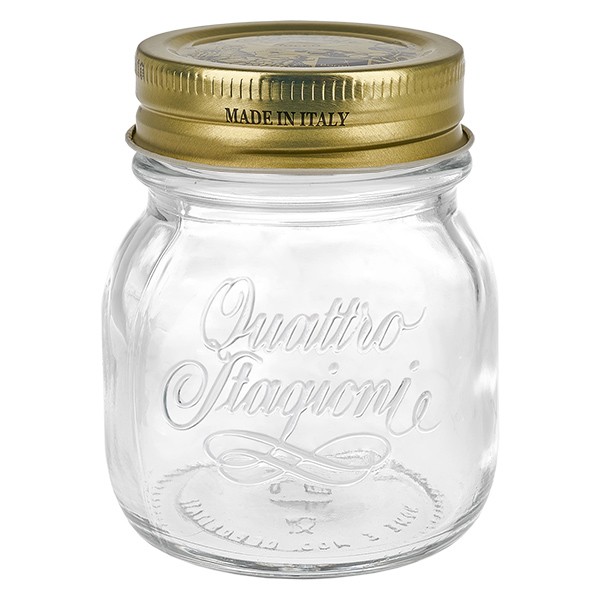 150ml Rundglas &quot;Quattro Stagioni&quot; mit Deckel