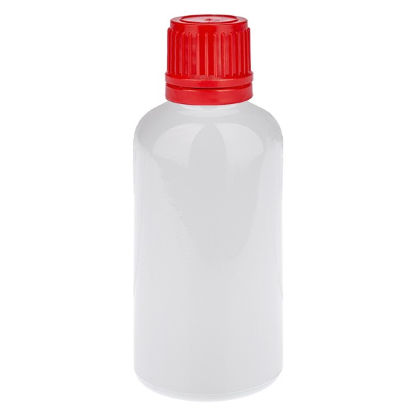 50ml Flasche 11mm SV rot OV WhiteLine UT18/50
