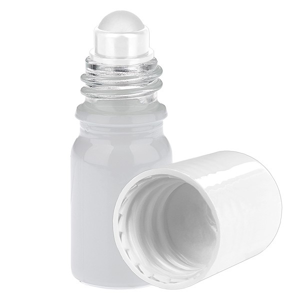 5ml Roll-On Flasche weiss STD WhiteLine UT18/5