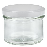 225ml Sturzglas mit BasicSeal Deckel weiss UNiTWiST 225ml Sturzglas mit BasicSeal Deckel weiss UNiTWiST