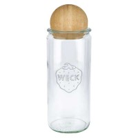 1040ml Zylinderglas WECK RR80 mit Holzkugel 1040ml Zylinderglas WECK RR80 mit Holzkugel
