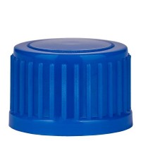 Schraubverschluss, blau, DIN18, Standard Schraubverschluss, blau, DIN18, Standard