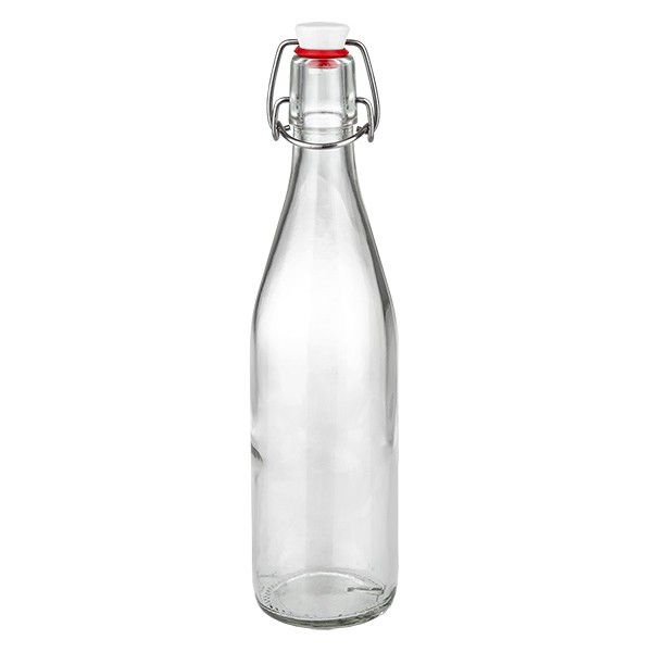 500ml Glasflasche + Bügelverschluss PVC UNiTWIST