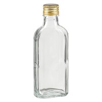 100 ml Meplat klar mit Alu Verschluss gold PP22 100 ml Meplat klar mit Alu Verschluss gold PP22