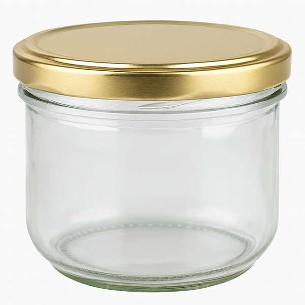 260ml Sturzglas mit BasicSeal Deckel gold UNiTWIST