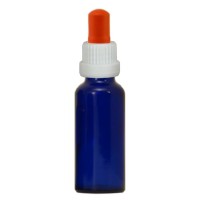 Pipettenflasche blau 30ml, Pipette weiss/rot OV Pipettenflasche blau 30ml, Pipette weiss/rot OV