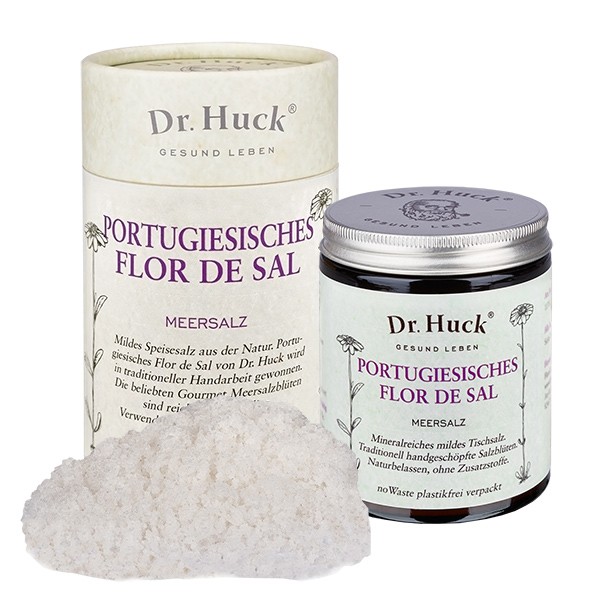 Portugiesisches Flor de Sal (Meersalz) Dr. Huck