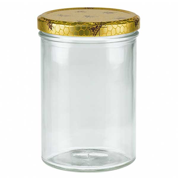435ml Sturzglas + BasicSeal Deckel Bienenwabe UNiTWiST