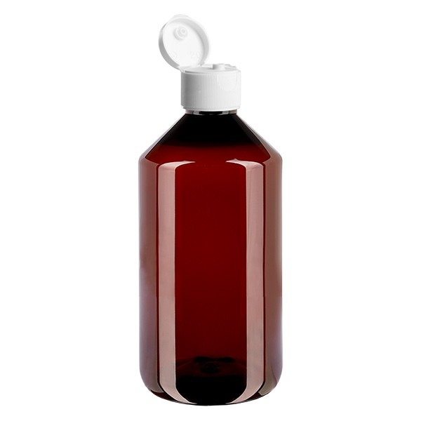 PET Flasche 750ml mit weissem Klappverschluss