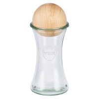 Vorschau: 200ml Delikatessengl. WECK RR60 m. Holzkugel Buche Vorschau: 200ml Delikatessengl. WECK RR60 m. Holzkugel Buche