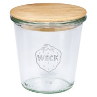 WECK-Sturzglas 290ml mit Holzdeckel WECK-Sturzglas 290ml mit Holzdeckel