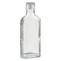 100 ml Meplat klar mit Alu Verschluss silber PP22 100 ml Meplat klar mit Alu Verschluss silber PP22