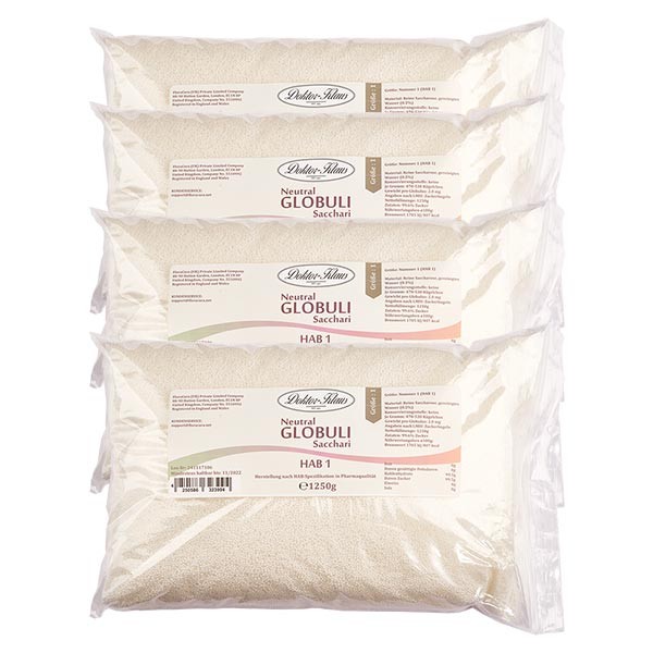 5 kg Neutral Globuli HAB1 aus 100% reiner Saccharose