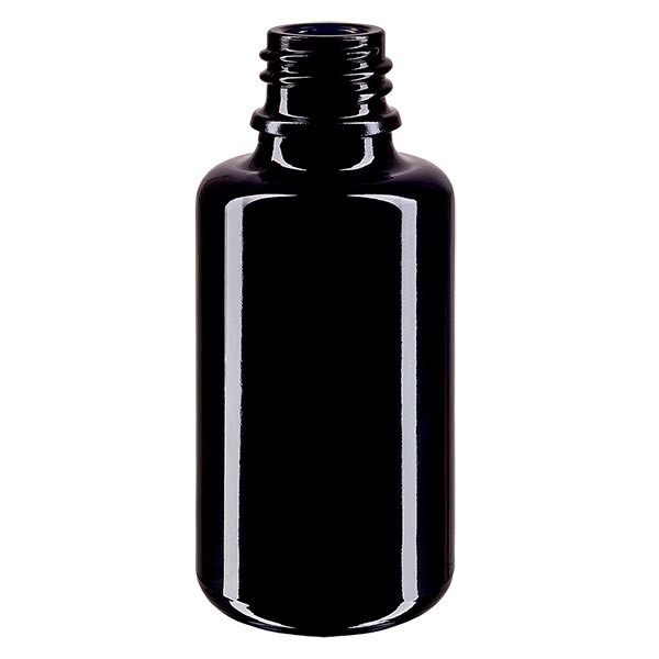Violettglas Flasche 30ml DIN 18 (Mironglas)