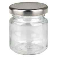 53ml Rundglas mit BasicSeal Deckel silber UNiTWIST 53ml Rundglas mit BasicSeal Deckel silber UNiTWIST