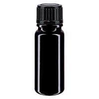 Apothekenfl. viol. 10ml Schraubv. schwarz St Apothekenfl. viol. 10ml Schraubv. schwarz St