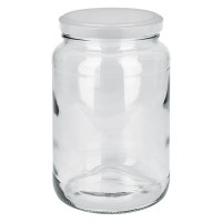 1700ml Rundglas mit BasicSeal Deckel weiss UNiTWIST 1700ml Rundglas mit BasicSeal Deckel weiss UNiTWIST