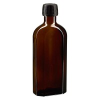 250 ml braune Meplatflasche mit DIN 28 Mündung, inklusive Schraubverschluss OV DIN 28 schwarz aus PP 250 ml braune Meplatflasche mit DIN 28 Mündung, inklusive Schraubverschluss OV DIN 28 schwarz aus PP