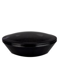 Vorschau: Schale Violettglas, mit eingeschliffenem Deckel Vorschau: Schale Violettglas, mit eingeschliffenem Deckel