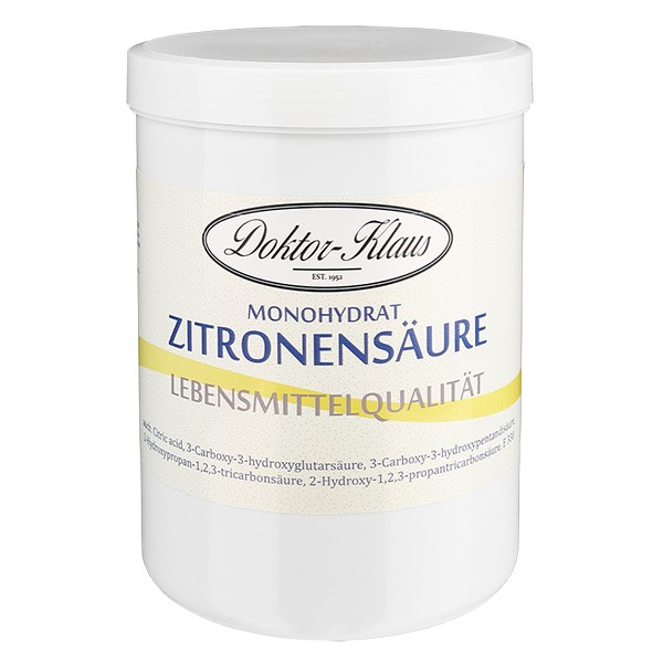 1000g Zitronensäure, E330, Lebensmittelqualität