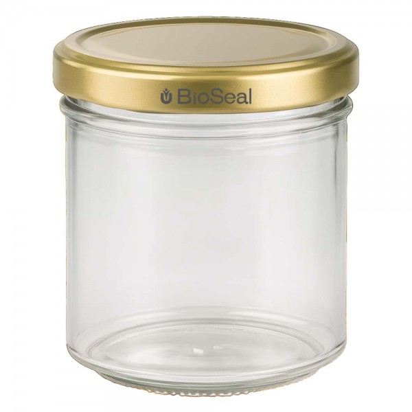 200g Honigglas mit goldenem Deckel BioSeal UNiTWIST