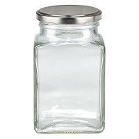 260ml Tetraglas mit BasicSeal Deckel silber UNiTWIST 260ml Tetraglas mit BasicSeal Deckel silber UNiTWIST