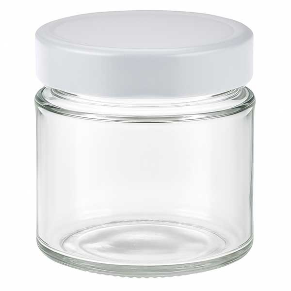 135ml Rundglas + BasicSeal Deckel weiss deep UNiTWiST