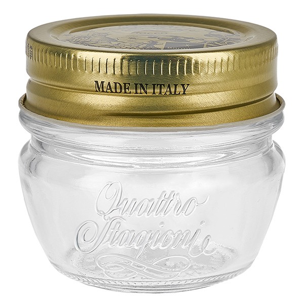 40ml Miniglas &quot;Quattro Stagioni&quot; mit Deckel