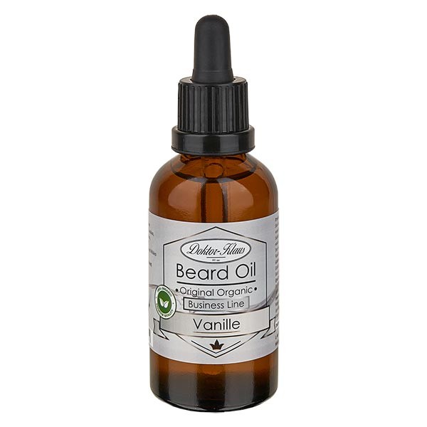 Bart-Öl 50ml Vanille Business Line (Original Organic Beard Oil) von Doktor Klaus