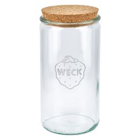 1590ml Zylinderglas WECK RR100 mit Korken natur 1590ml Zylinderglas WECK RR100 mit Korken natur