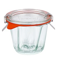 Vorschau: 80ml Gugelhupfglas komplett WECK RR60 Vorschau: 80ml Gugelhupfglas komplett WECK RR60